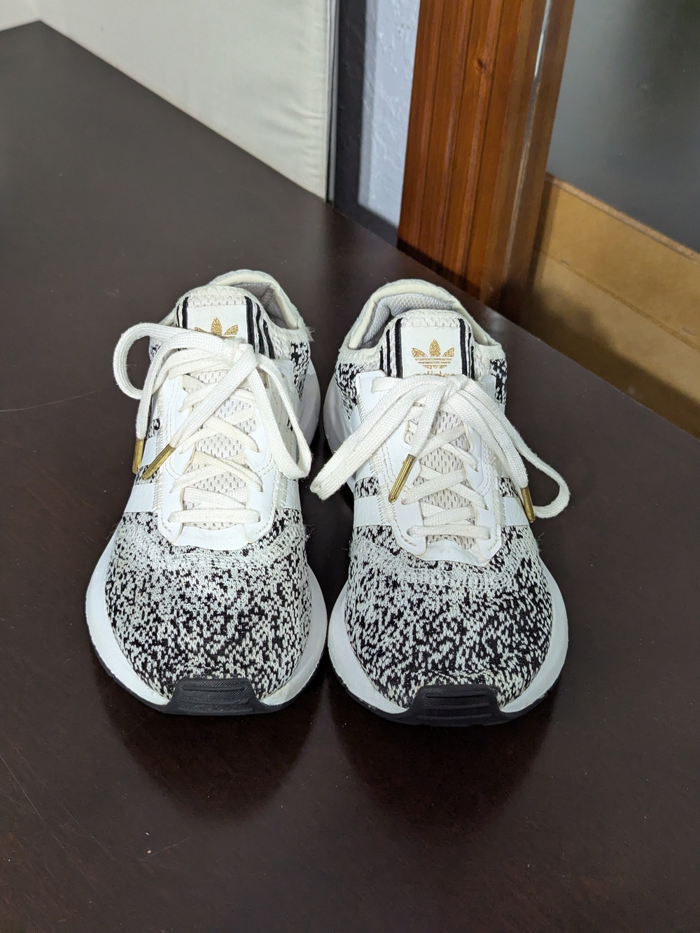 adidas Women’s White & Black Running Sneakers